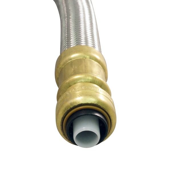 1/2 In. Push-To-Connect X 1/2 In. Push-To-Connect X 18 In. Braided Stainless Steel Repair Hose